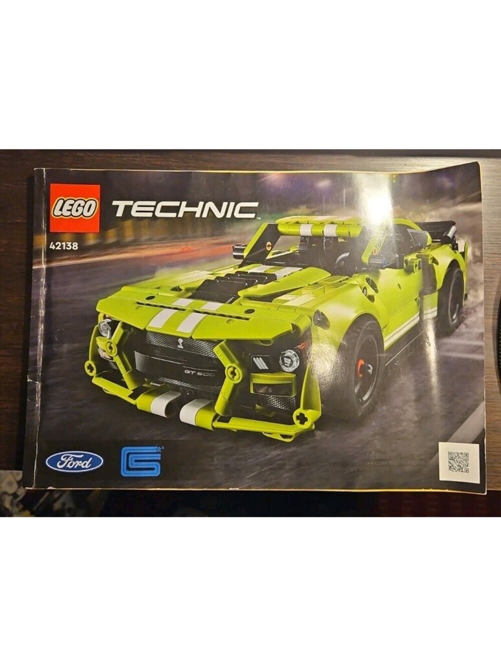 Lego Technic 42138 Ford Mustang Shelby GT500 Instruction Manual Only